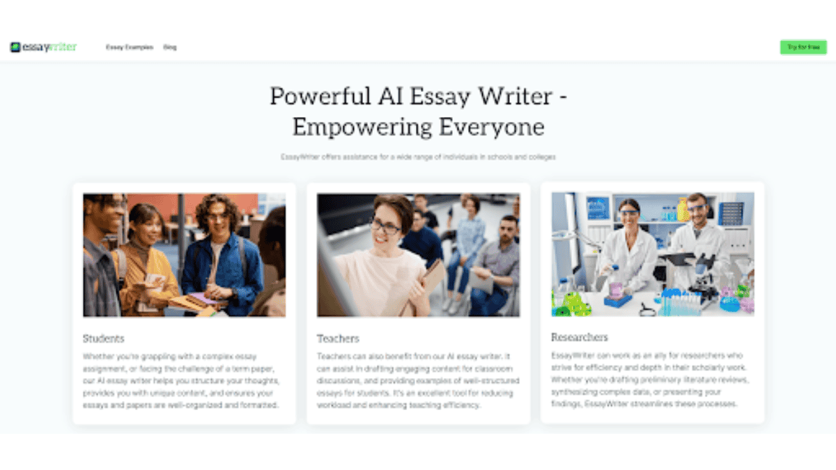 Powerful AI Essay Writer