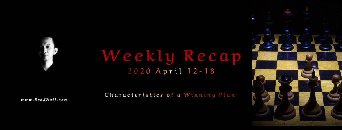 Weekly Recap:  2020 April 12-18