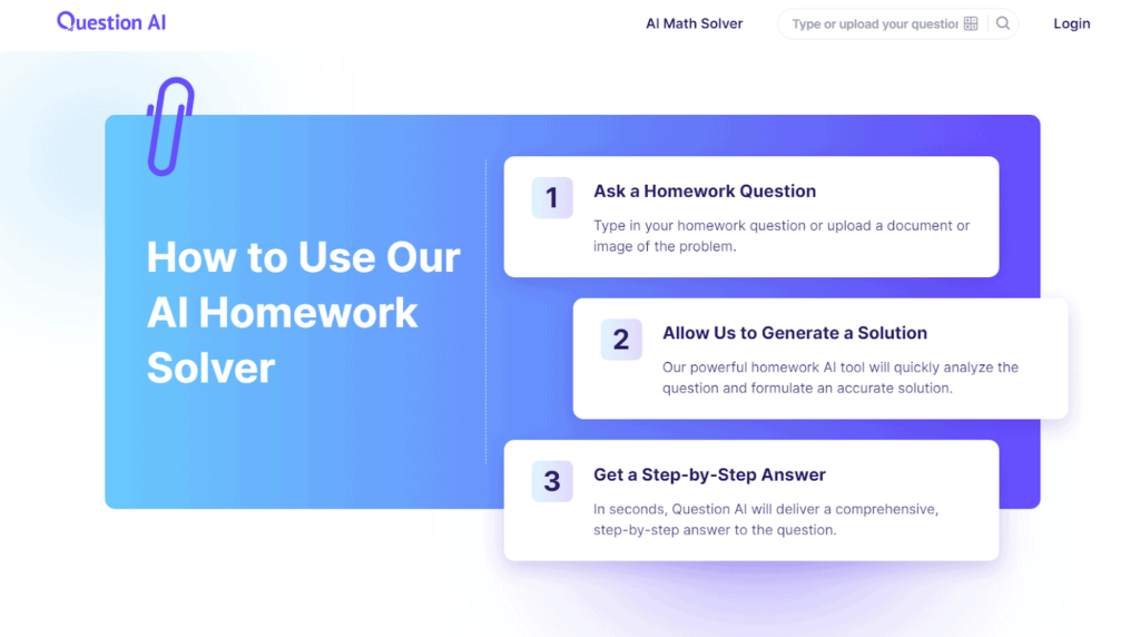 how to use AI homework solver