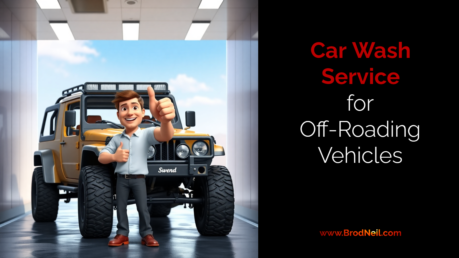 Car Wash Service for Off-Roading Vehicles