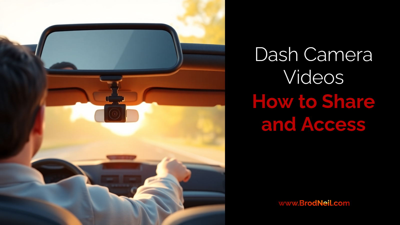 How to Easily Share and Access Your Dash Camera Videos